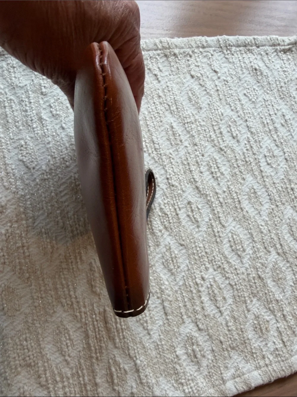 Patrica Nash EUC  Brown Leather Wristlet